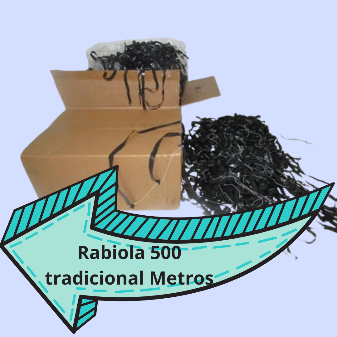 Rabiola Padrão Preta 500mts – Mano Pipas